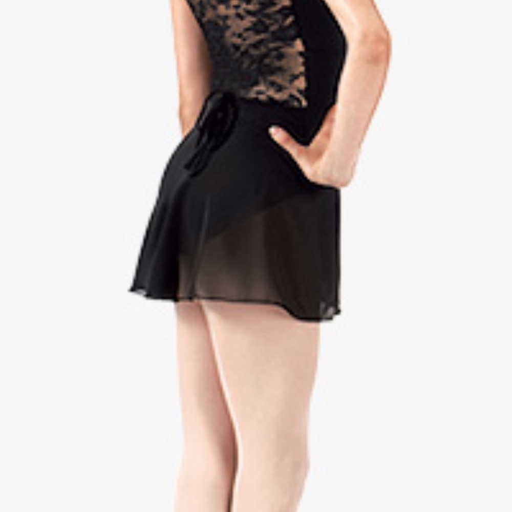 Theatricals Black Chiffon Wrap Skirt